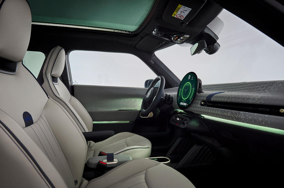 Mini Cooper Electric dashboard Mini Cooper Electric dashboard