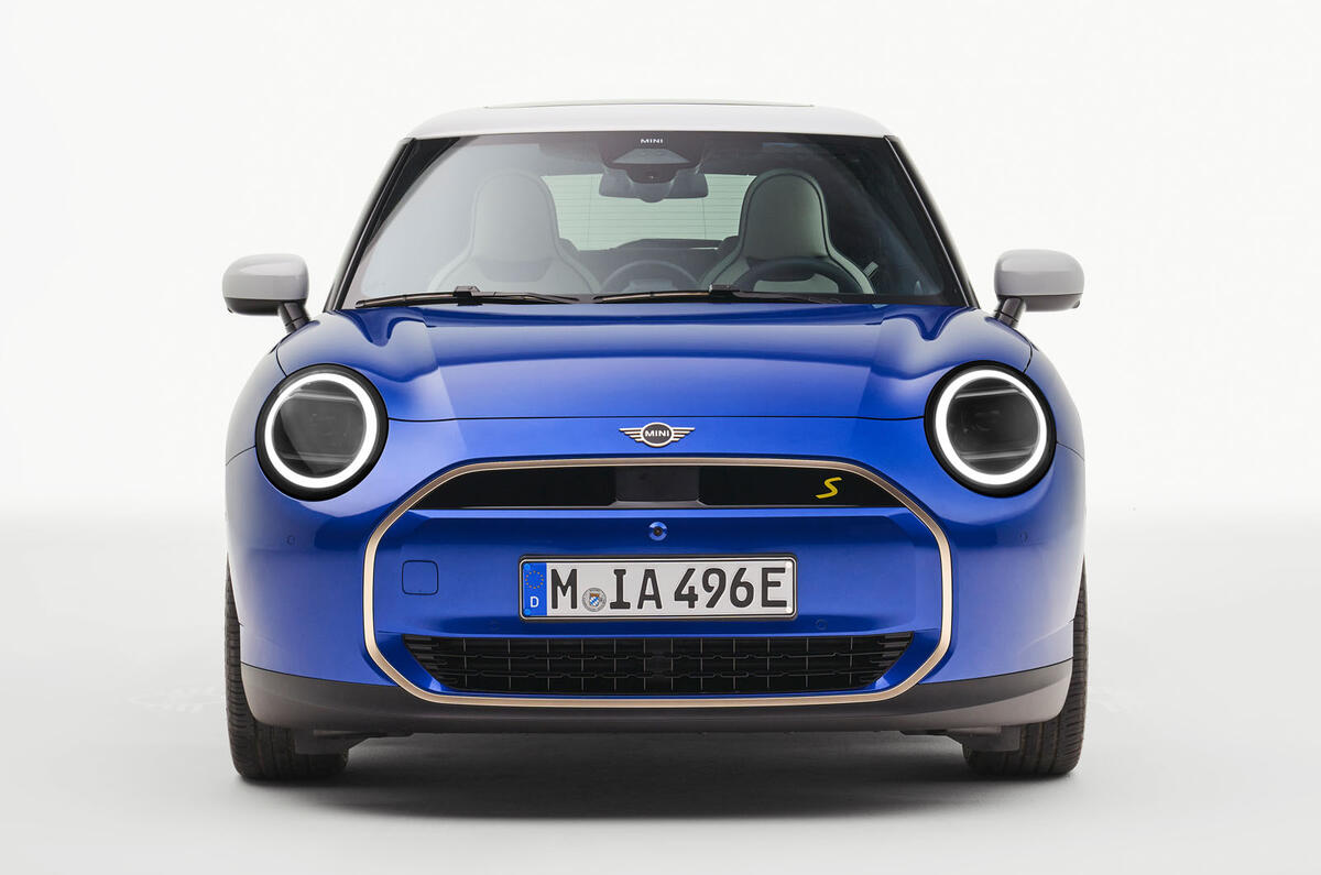Mini Cooper Electric headlight outline Mini Cooper Electric headlight outline