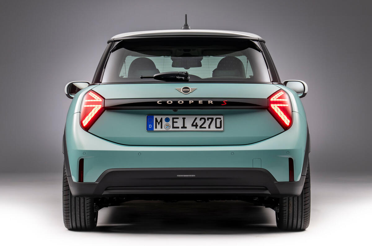 Mini Cooper petrol 2024 rear Mini Cooper petrol 2024 rear