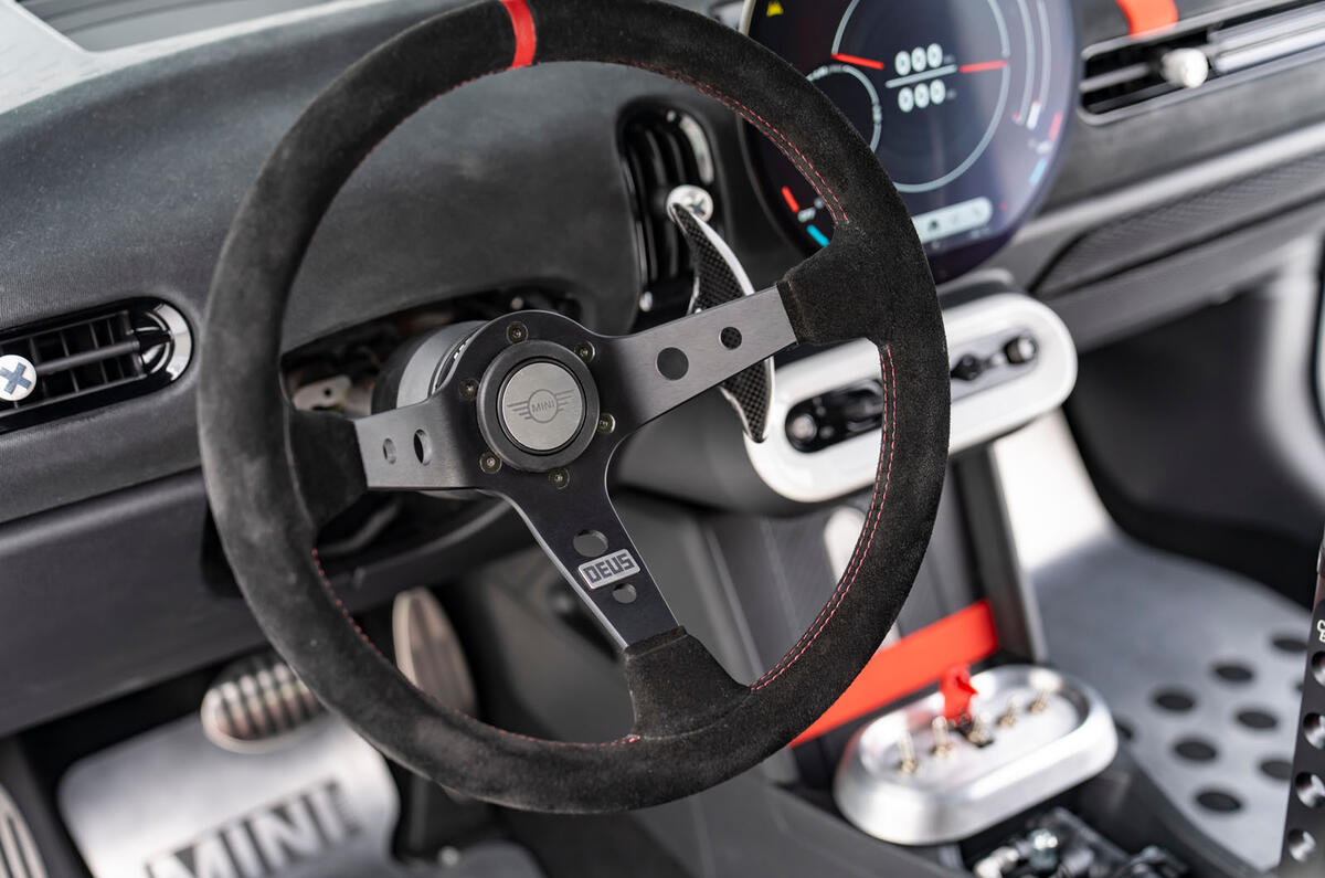 Mini Deus Machina steering wheel