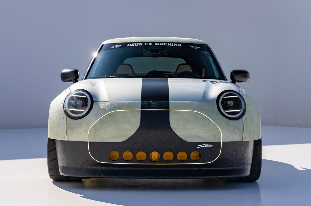 Mini Deus Skeg front
