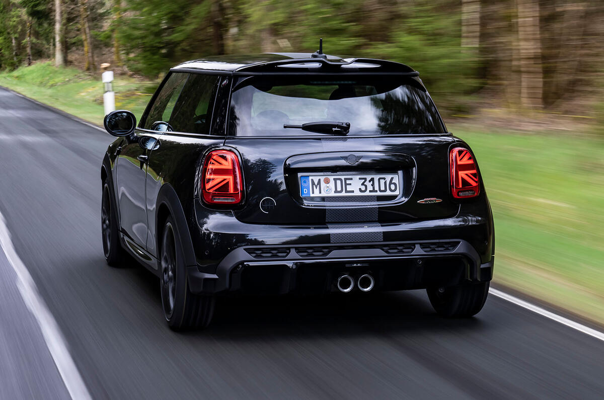 Mini JCW 1to6 rear three quarter Mini JCW 1to6 rear three quarter