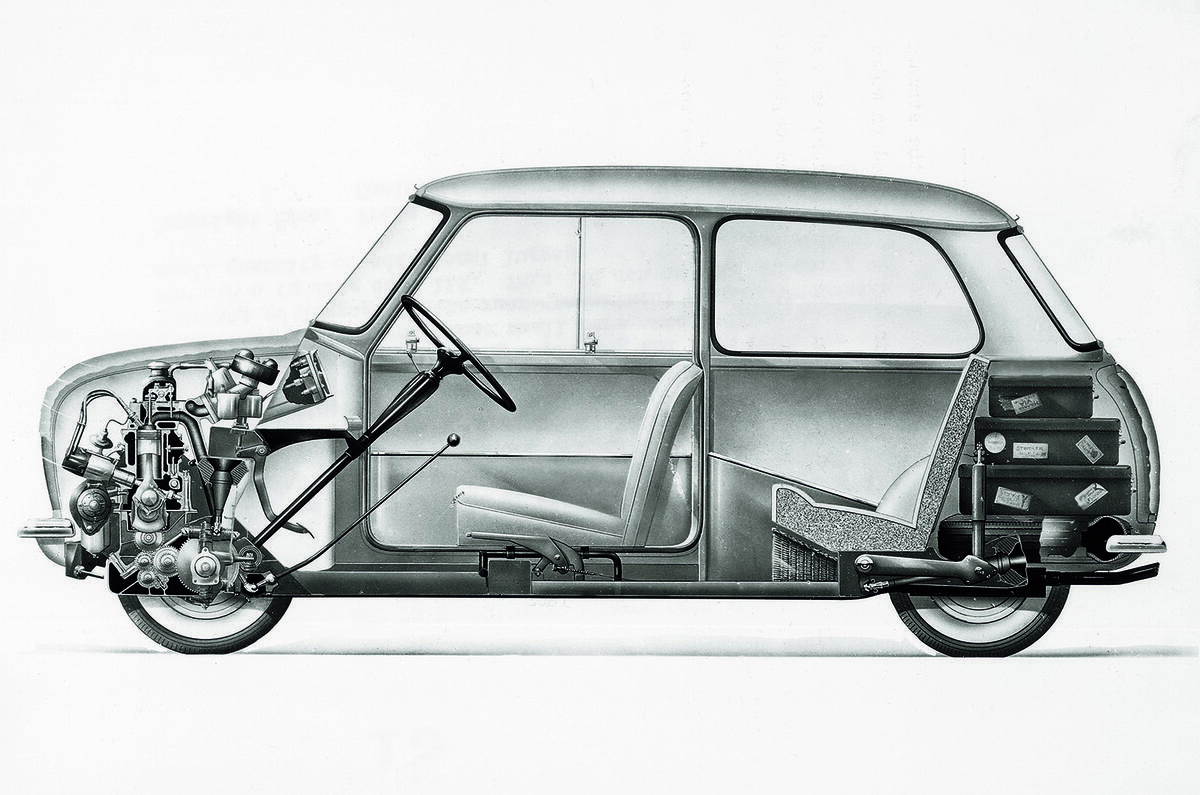 Mini cutaway
