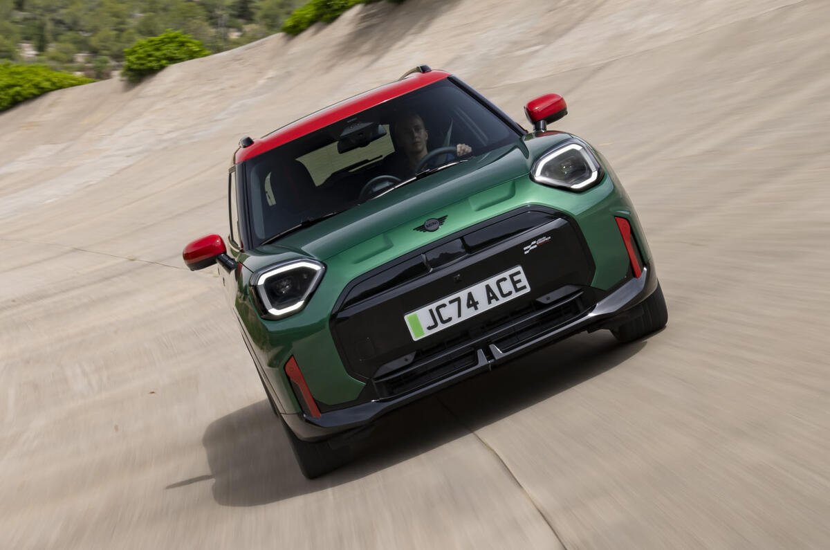 Mini Aceman John Cooper Works   front tracking Mini Aceman John Cooper Works   front tracking