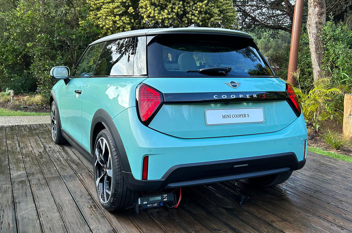 Mini Cooper petrol rear left static Mini Cooper petrol rear left static