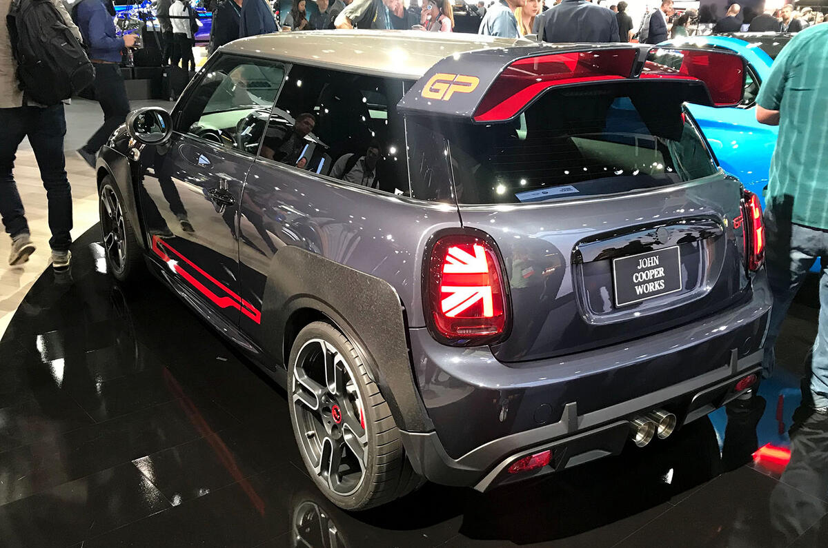 Mini John Cooper Works GP at LA motor show 2019 - rear