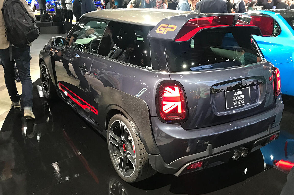Mini JCW GP at LA motor show 2019 - rear