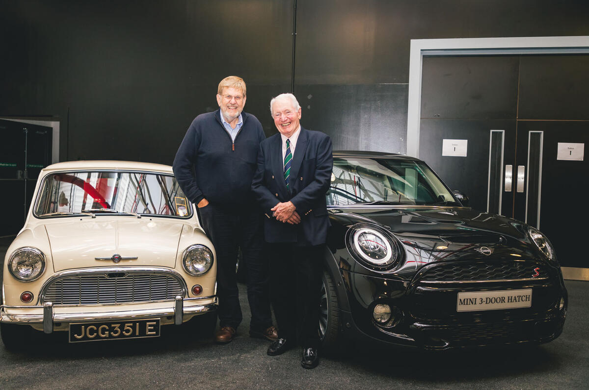 Autocar subscriber event at Mini Oxford plant - Steve and Paddy