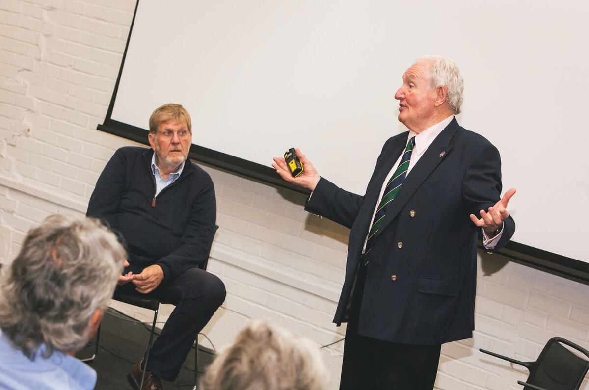 Autocar subscriber event at Mini Oxford plant - Hopkirk talk