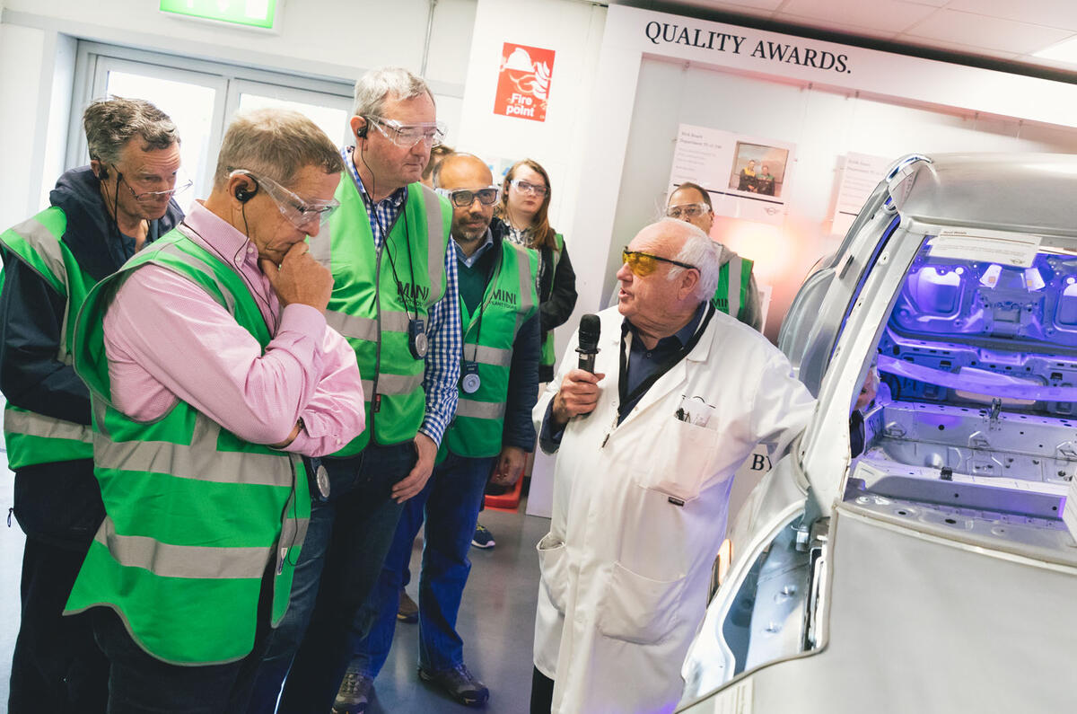 Autocar subscriber event at Mini Oxford plant - explanation