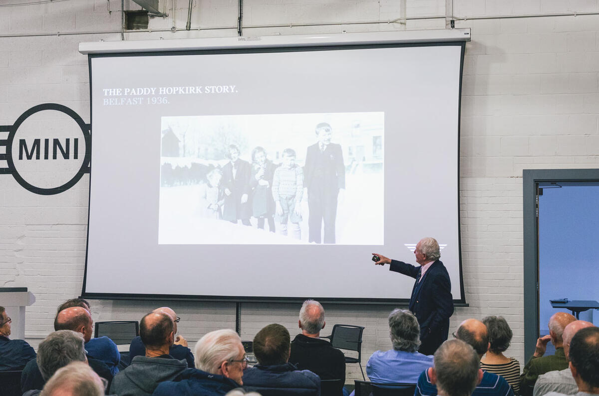 Autocar subscriber event at Mini Oxford plant - presentation