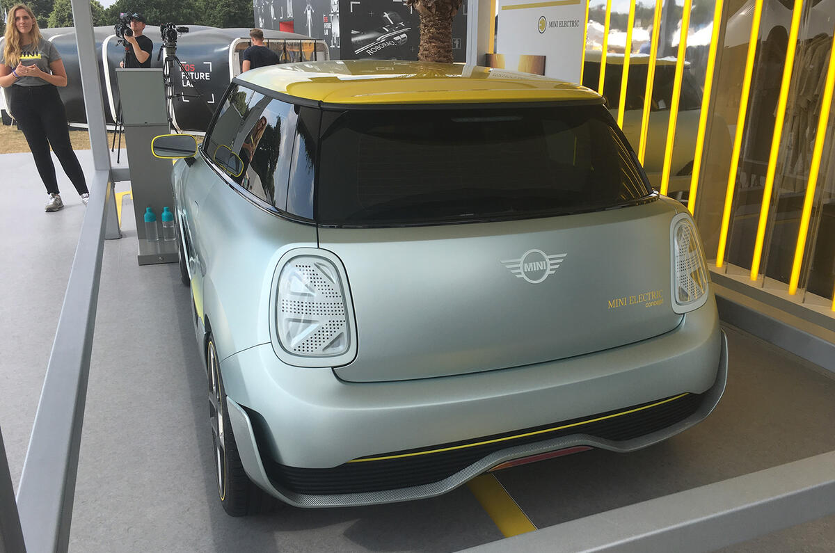 Mini electric concept makes Goodwood Festival of Speed appearance