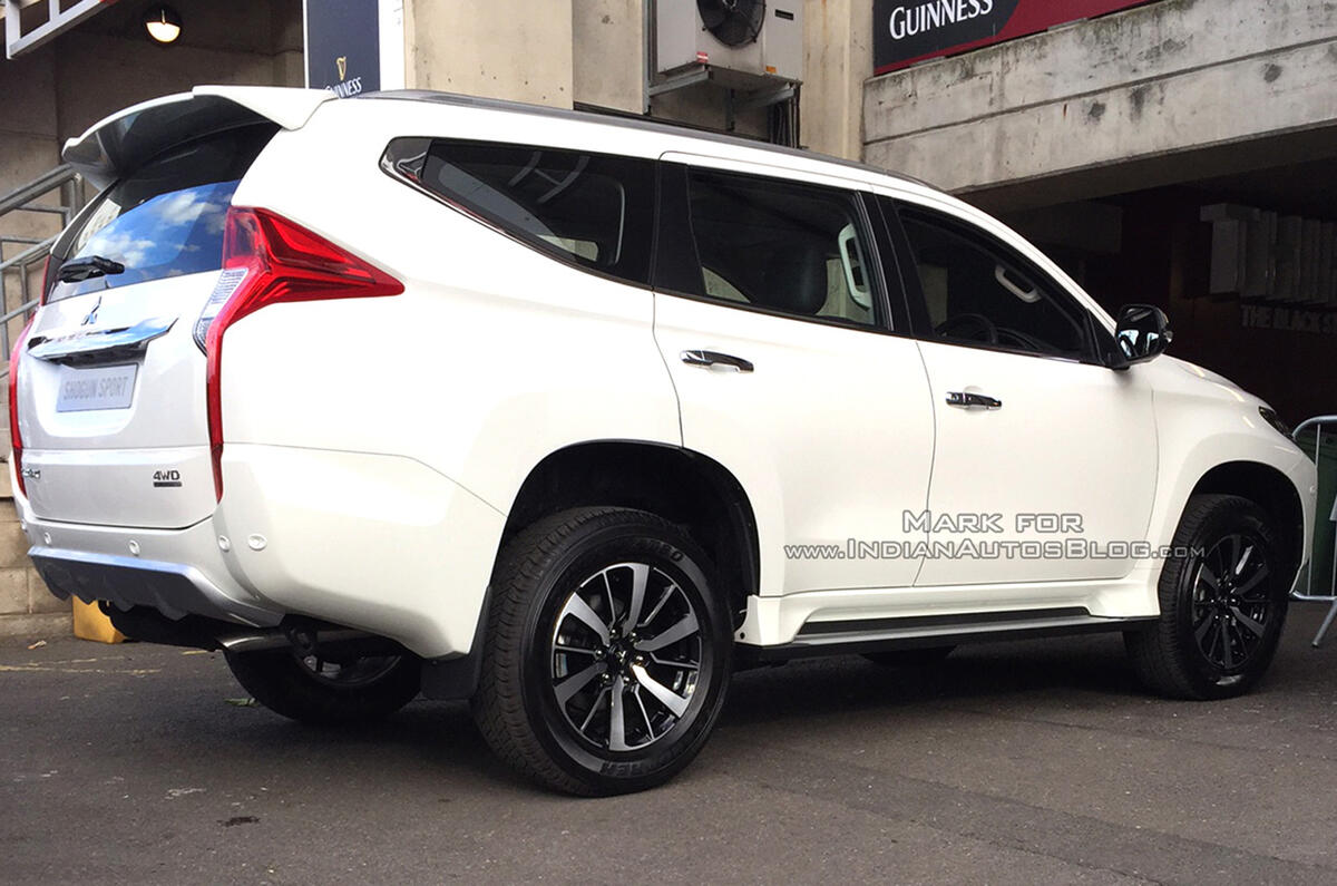 Mitsubishi Shogun Sport spotted in the UK