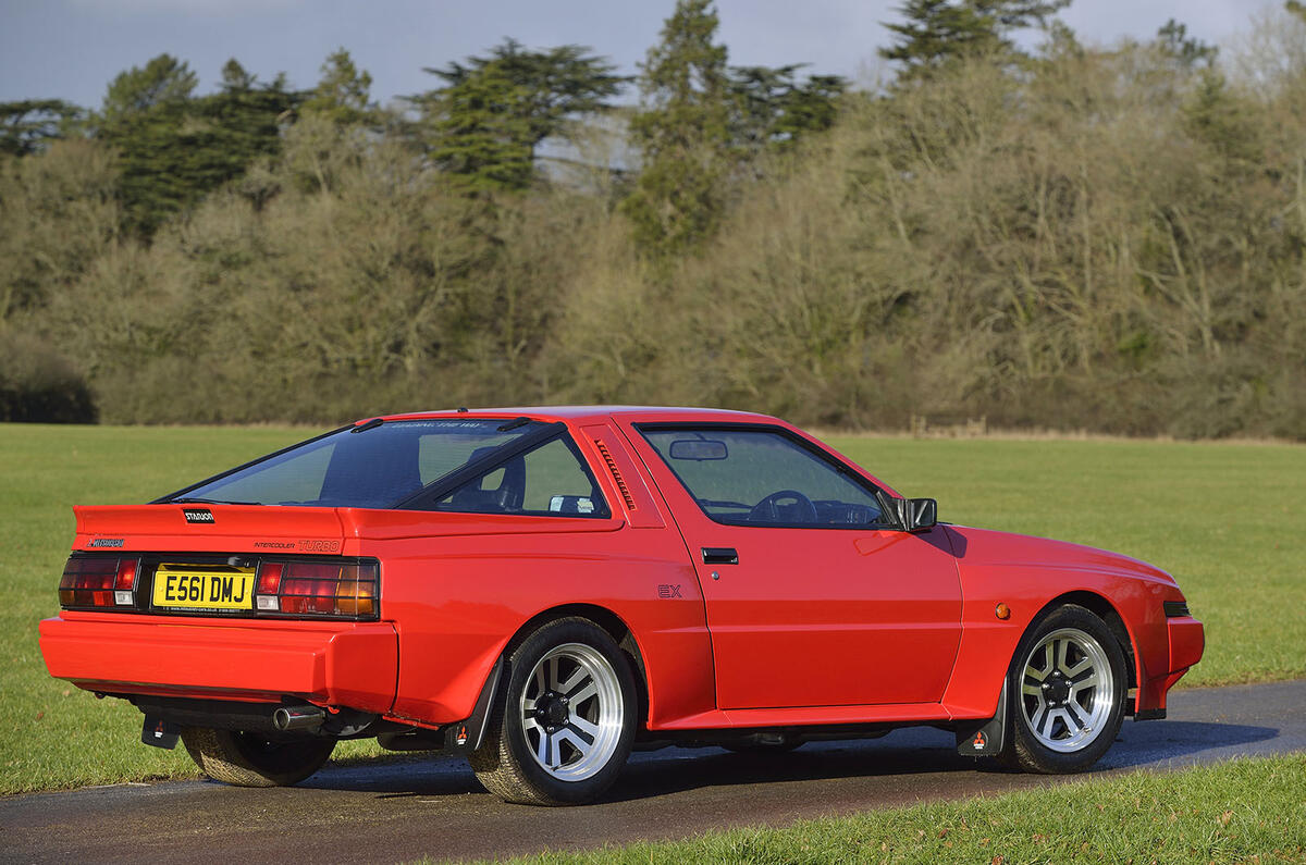 Mitsubishi Starion rear three quarter Mitsubishi Starion rear three quarter