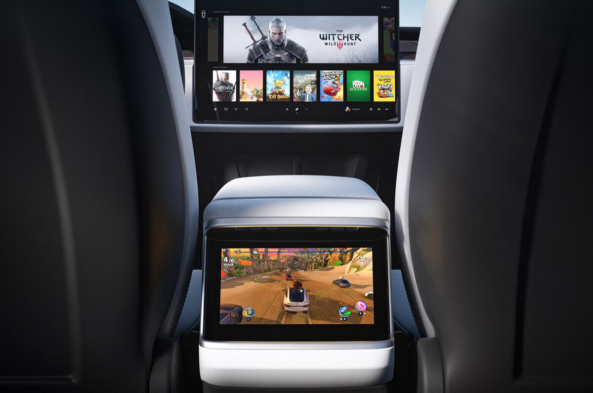 Model X Interior Rear View