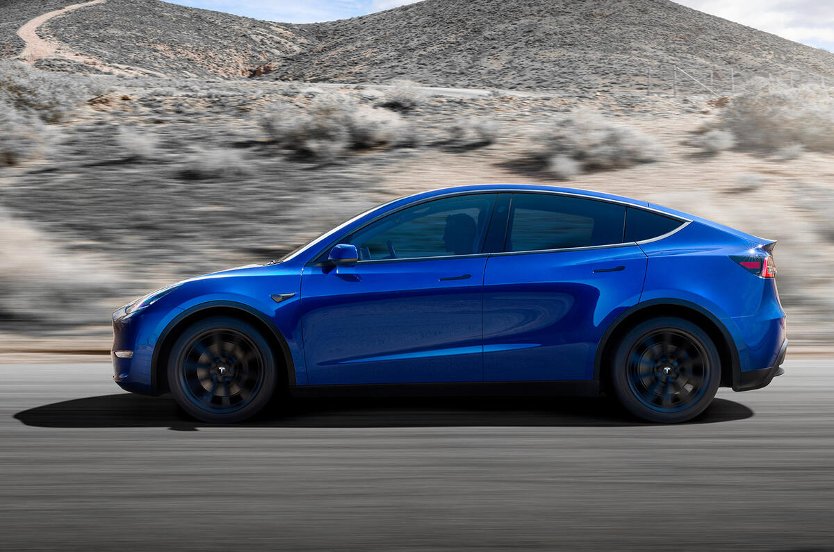Tesla Model Y side