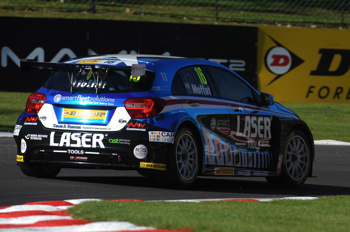 Aiden Moffat (Mercedes A-Class) won the weekend's opening race