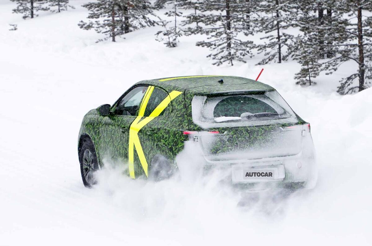 2021 Vauxhall Mokka spyshot rear