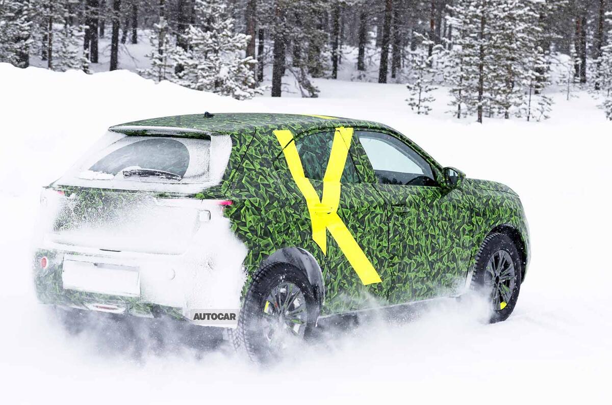 2021 Vauxhall Mokka spyshot rear side
