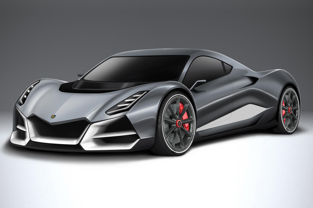 Morand hypercar render   front