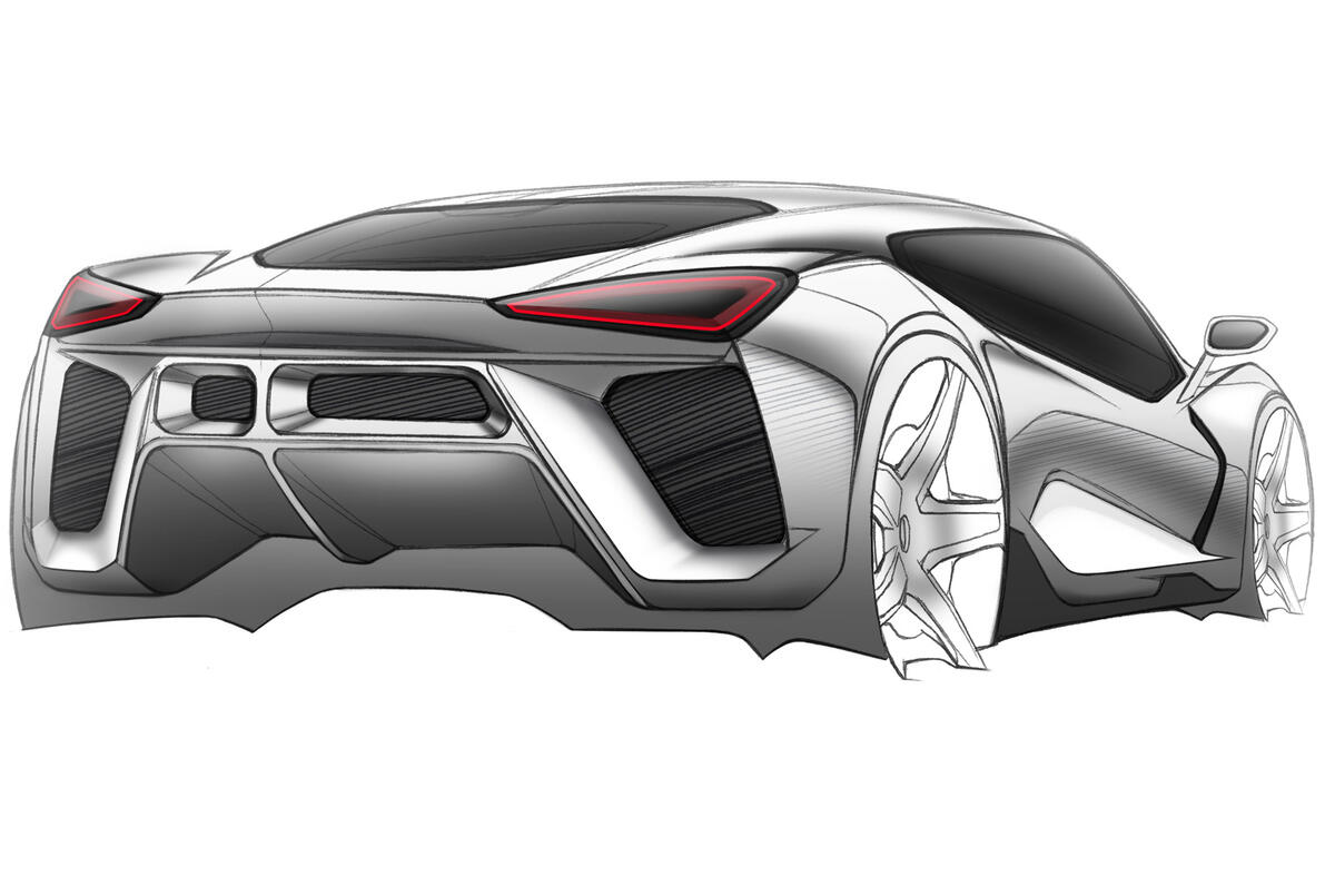 Morand hypercar sketch Morand hypercar sketch