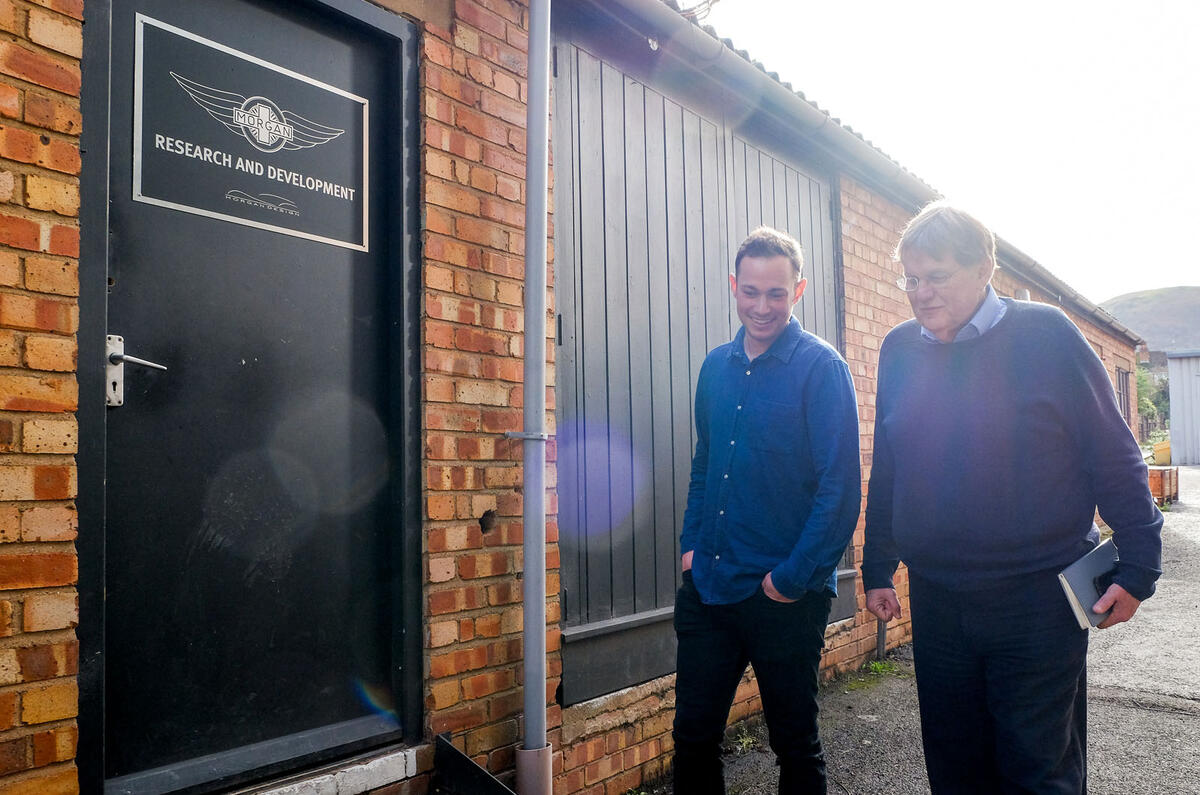 Wells has worked from Morgan’s R&D bunker since 2007