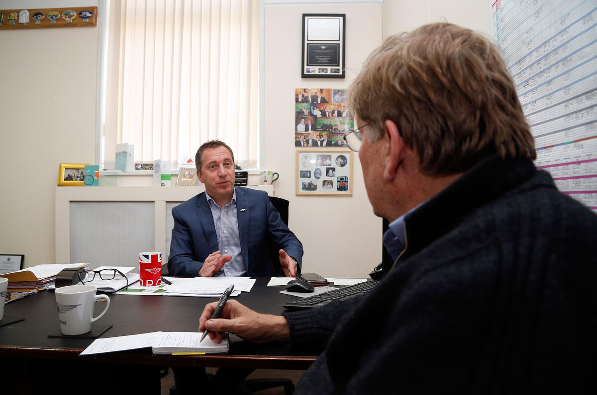 A day with Morgan boss Steve Morris