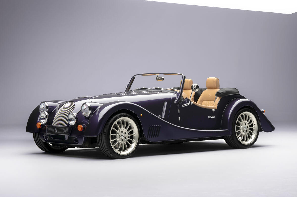 Morgan Plus Six Pinnacle front quarter
