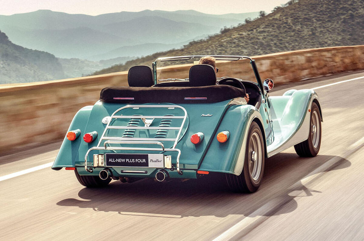 2020 Morgan Plus Four - rear 2020 Morgan Plus Four - rear