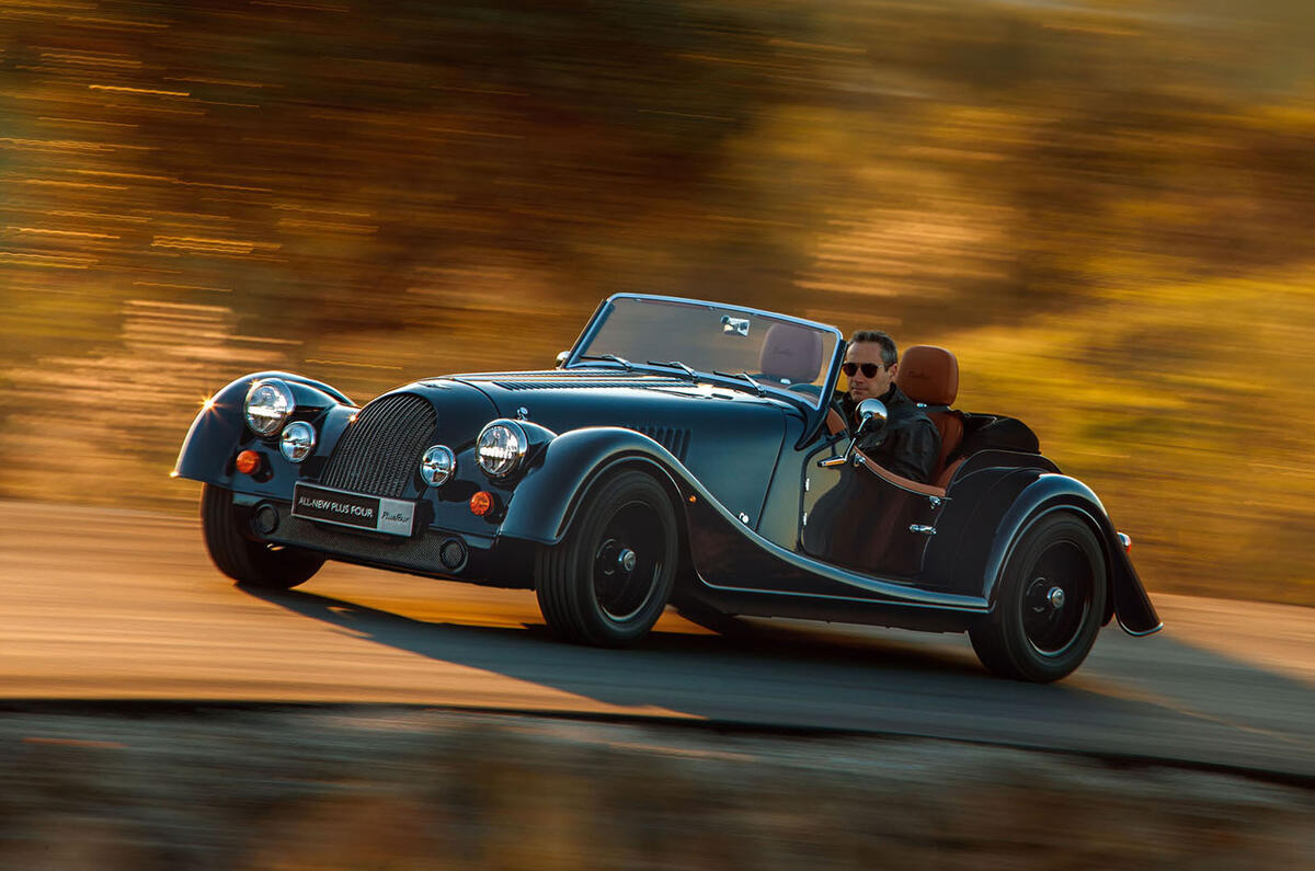 2020 Morgan Plus Four - front 3/4 2020 Morgan Plus Four - front 3/4