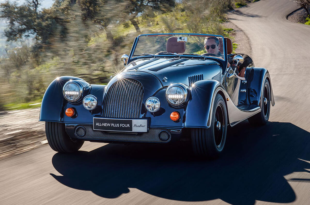 2020 Morgan Plus Four - front 3/4