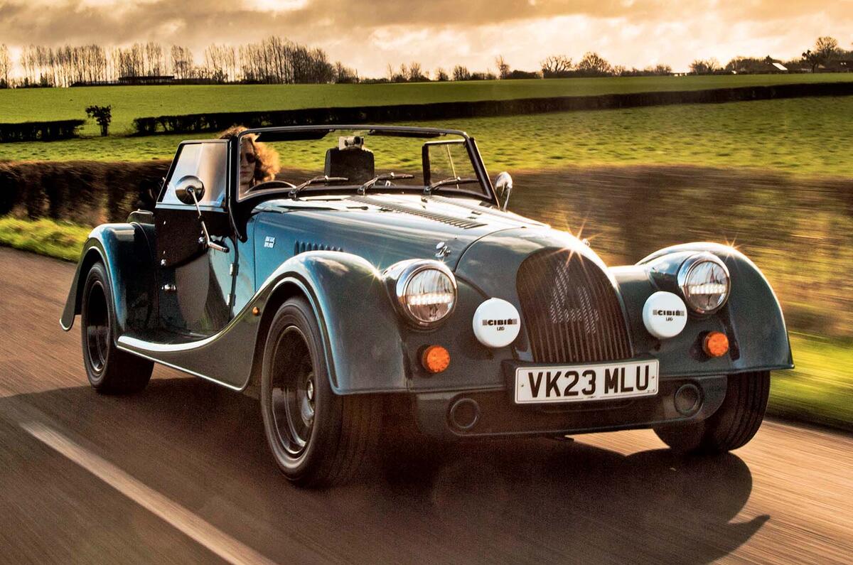 Morgan Plus Four front three quarter