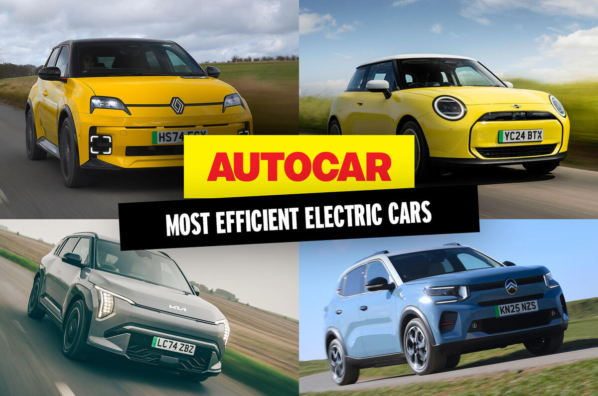 most efficient electric cars