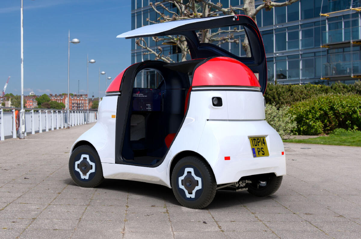 2020 Gordon Murray Design Motiv - door open 2020 Gordon Murray Design Motiv - door open