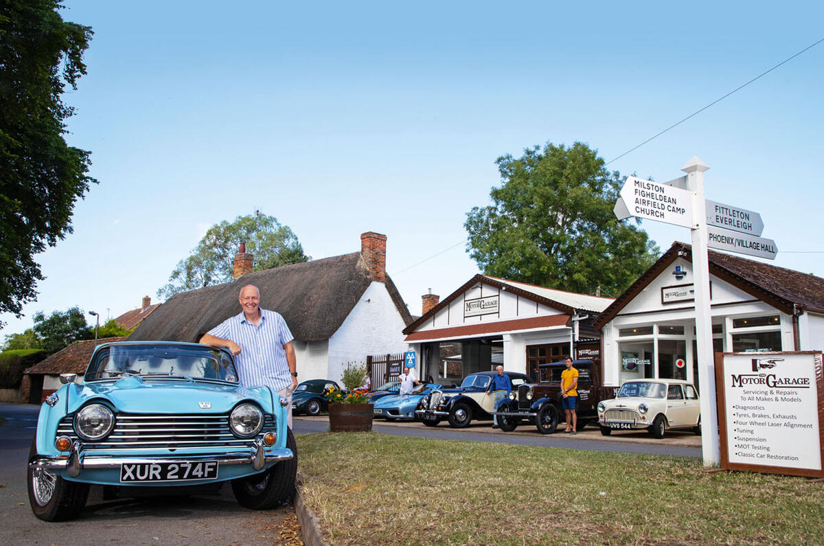 The resurrection of a run-down village garage
