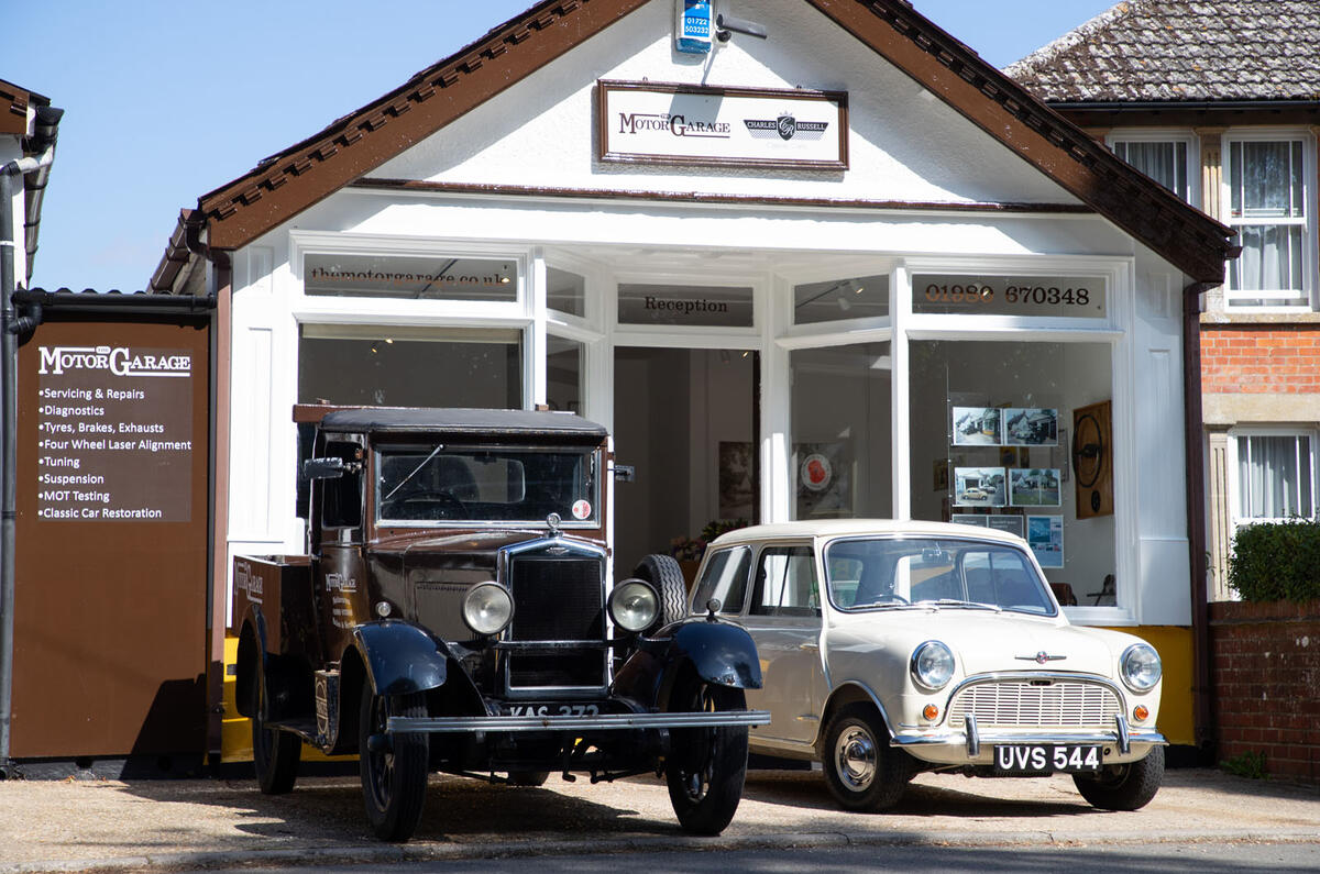The resurrection of a run-down village garage