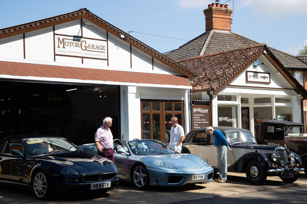 The resurrection of a run-down village garage