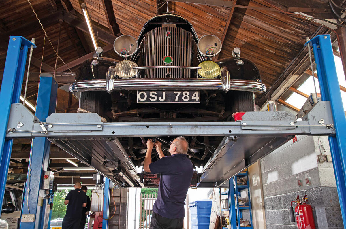 The resurrection of a run-down village garage