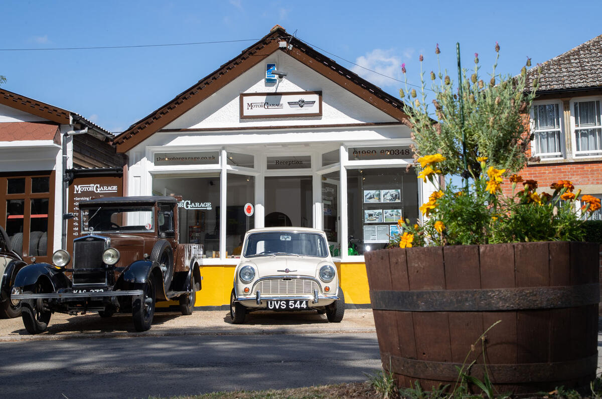 The resurrection of a run-down village garage