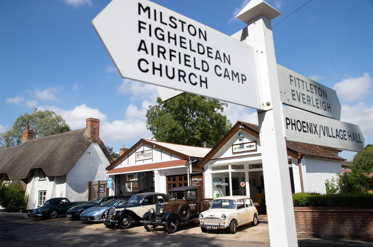 The resurrection of a run-down village garage