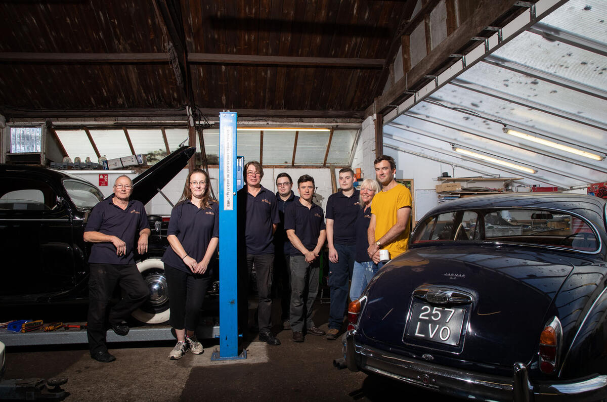 The resurrection of a run-down village garage