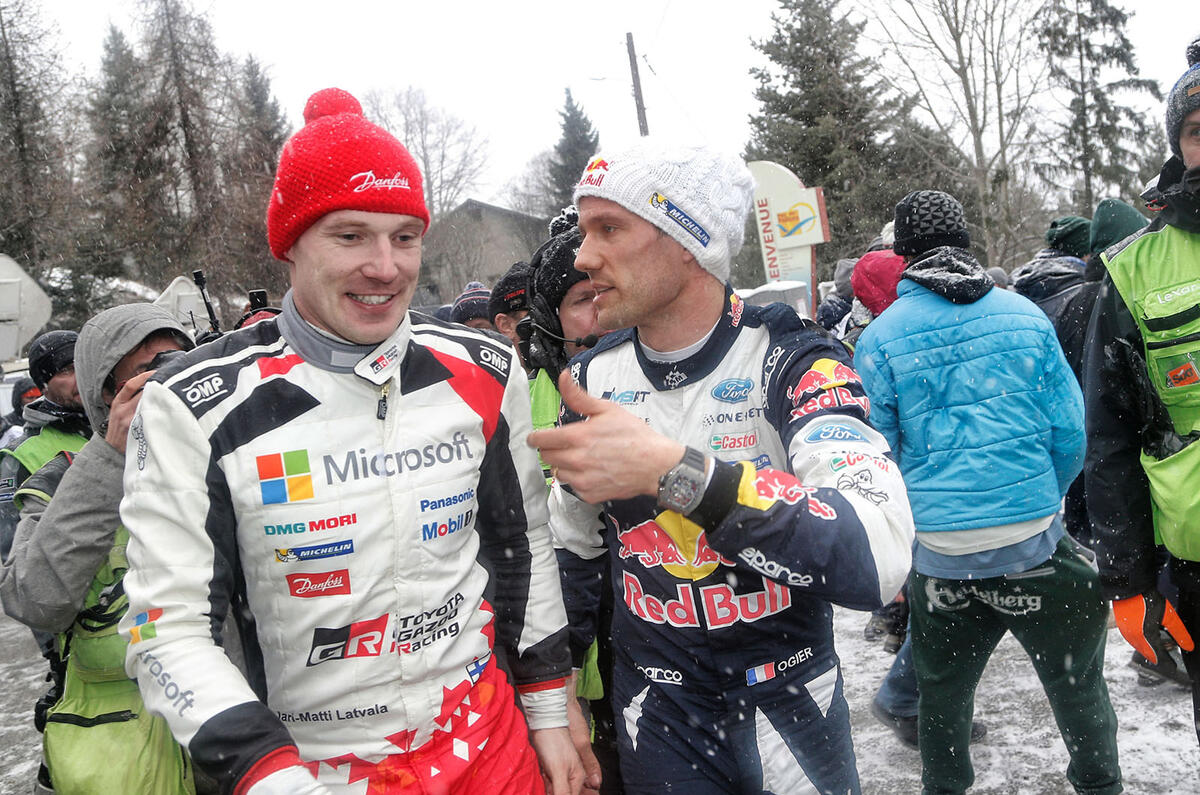 Jari-Matti Latvala guided his new Yaris WRC to the podium