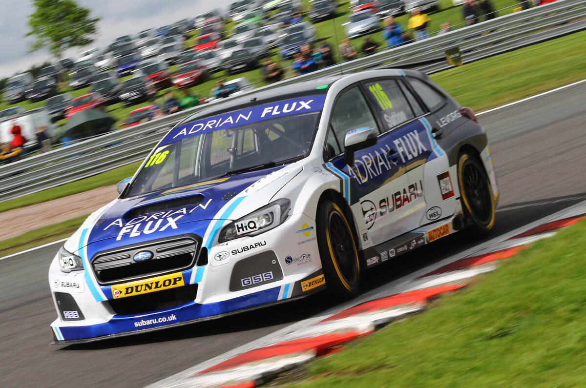 Ash Sutton at Oulton Park in the BTCC