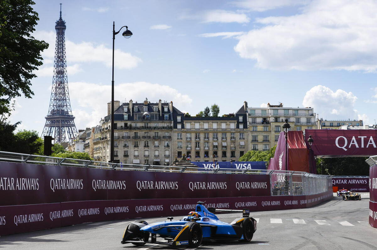 Sebastien Buemi Formula E Paris 2017