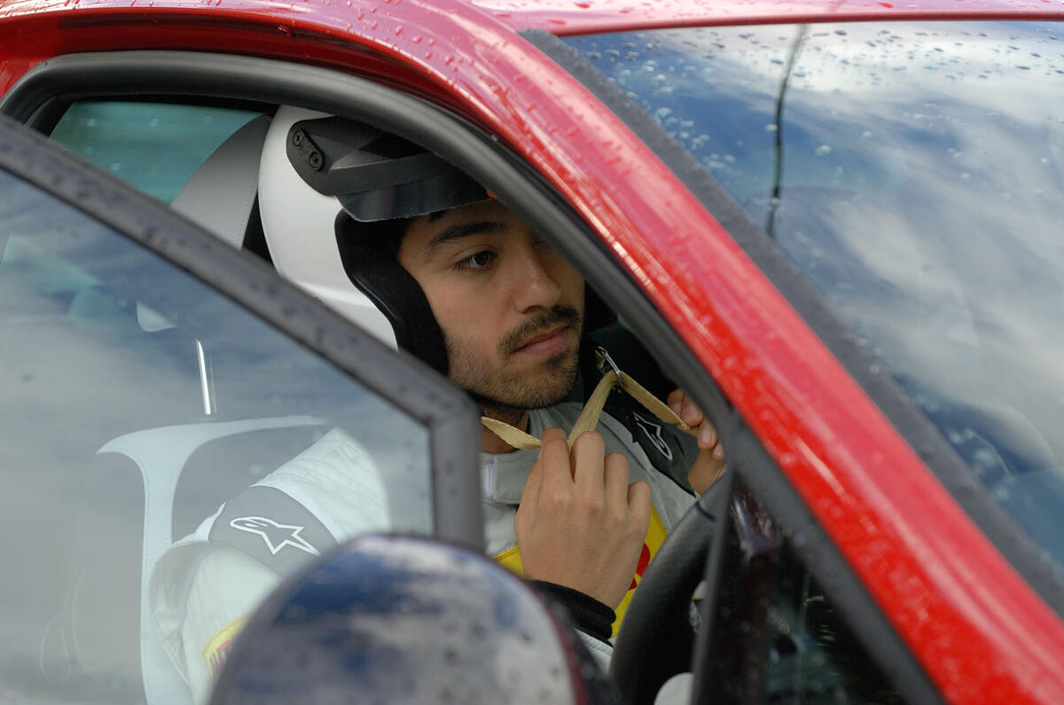 Hillclimbing in a Seat Ibiza Cupra 