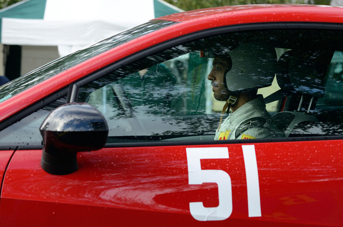 Hillclimbing in a Seat Ibiza Cupra 