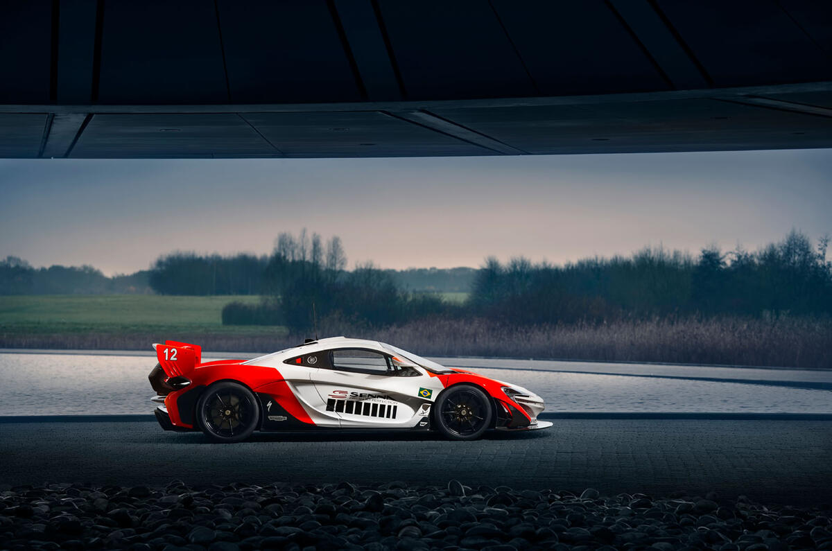 McLaren P1 GTR inspired by Senna
