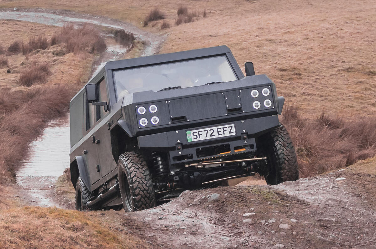 Munro MK1 climbing Munro MK1 climbing