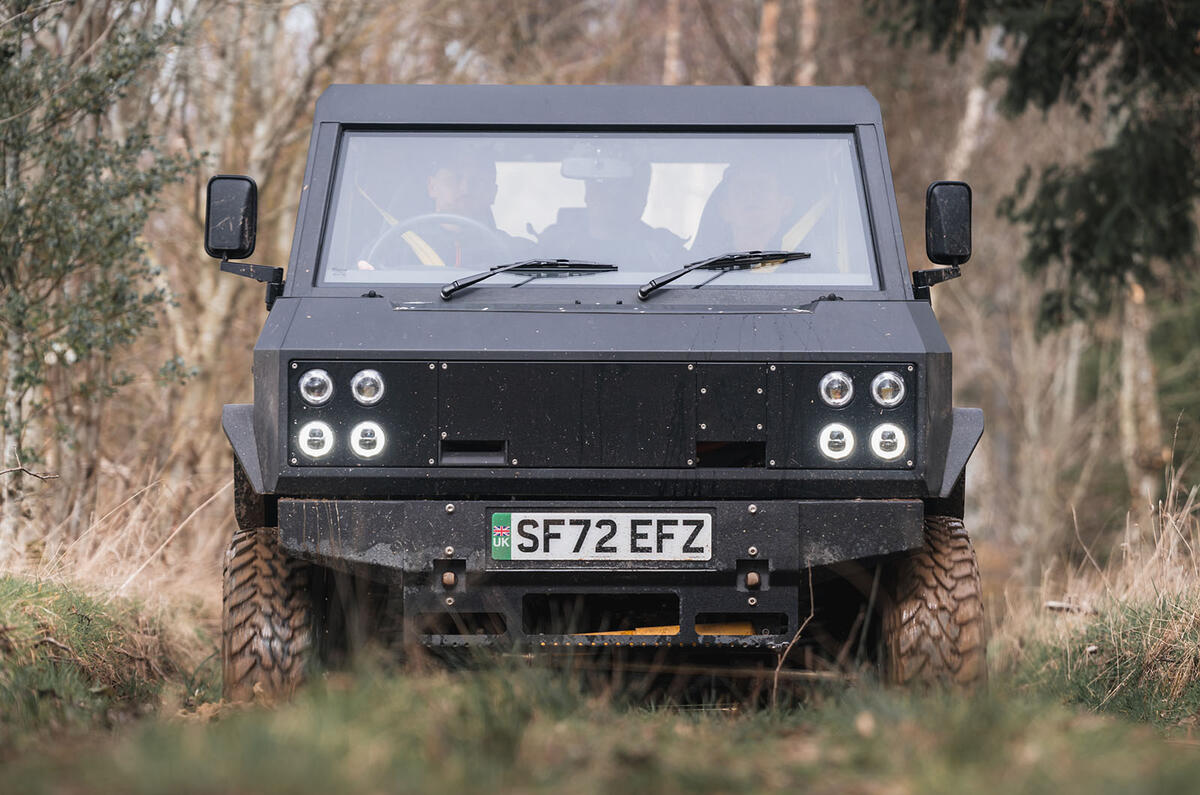 Munro MK1 front off road forest track Munro MK1 front off road forest track