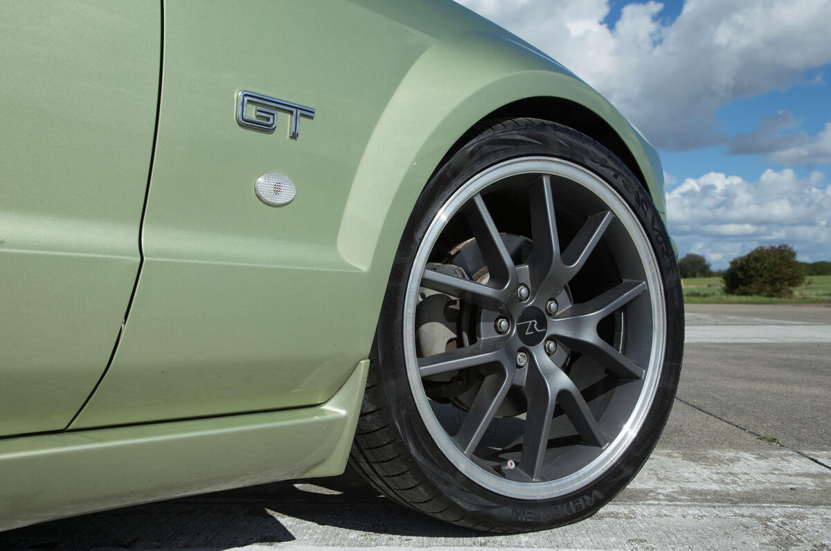 Ford Mustang wheel five generations